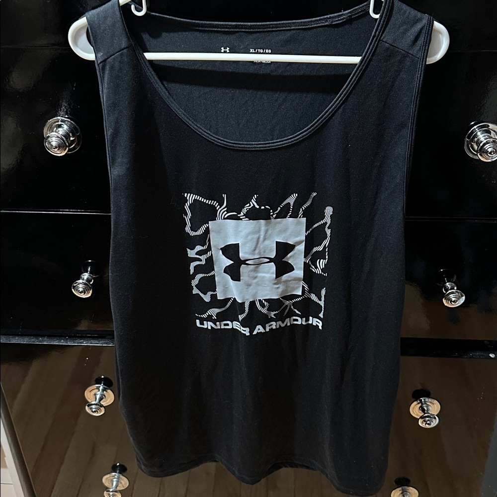 Under Armour Black and White Graphic Tank